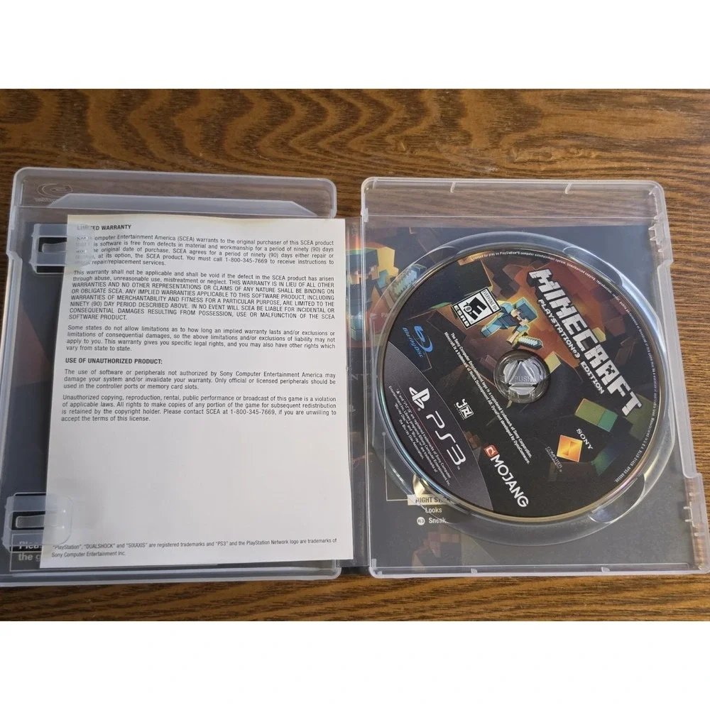 Minecraft -- PlayStation 3 Edition; Boxed (Sony PlayStation 3, 2014)